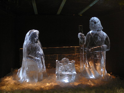 Eisskulptur, Eisfigur